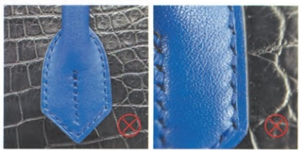 Replica Handbag Store Birkin bag replica-Replica stitching: machine marks, loose threads