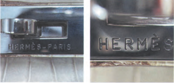  Replica Sunglasses hardware engraving: 'HERMÈS PARIS' laser-etched, sharp edges