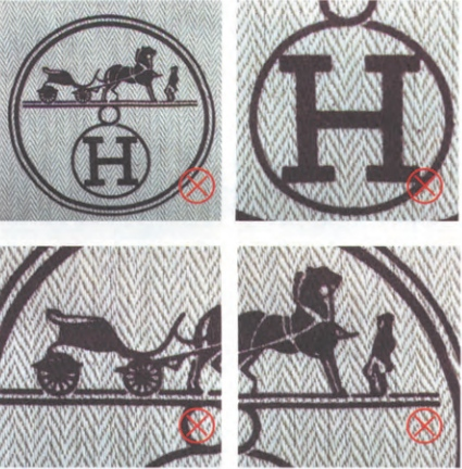 Replica Handbag Store Birkin bag replica-Fake dust bag: thin fabric, faded color, blurry logo