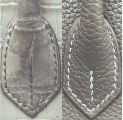 Replica Handbag Store Birkin bag replica-Counterfeit Himalaya stitching: uneven, irregular, machine-made