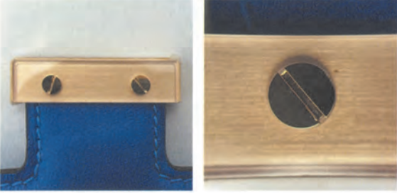 Genuine Hermès Constance with perfectly clear acrylic panel under the H