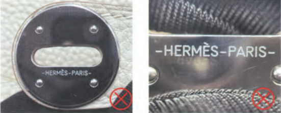 Replica Handbag Store Kelly Bag Replica-Counterfeit engraved craftsmanship on fake Hermès Kelly bag leather, with shallow and inconsistent patterns.
